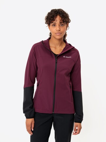 VAUDE Sports jacket 'Moab' in Red: front
