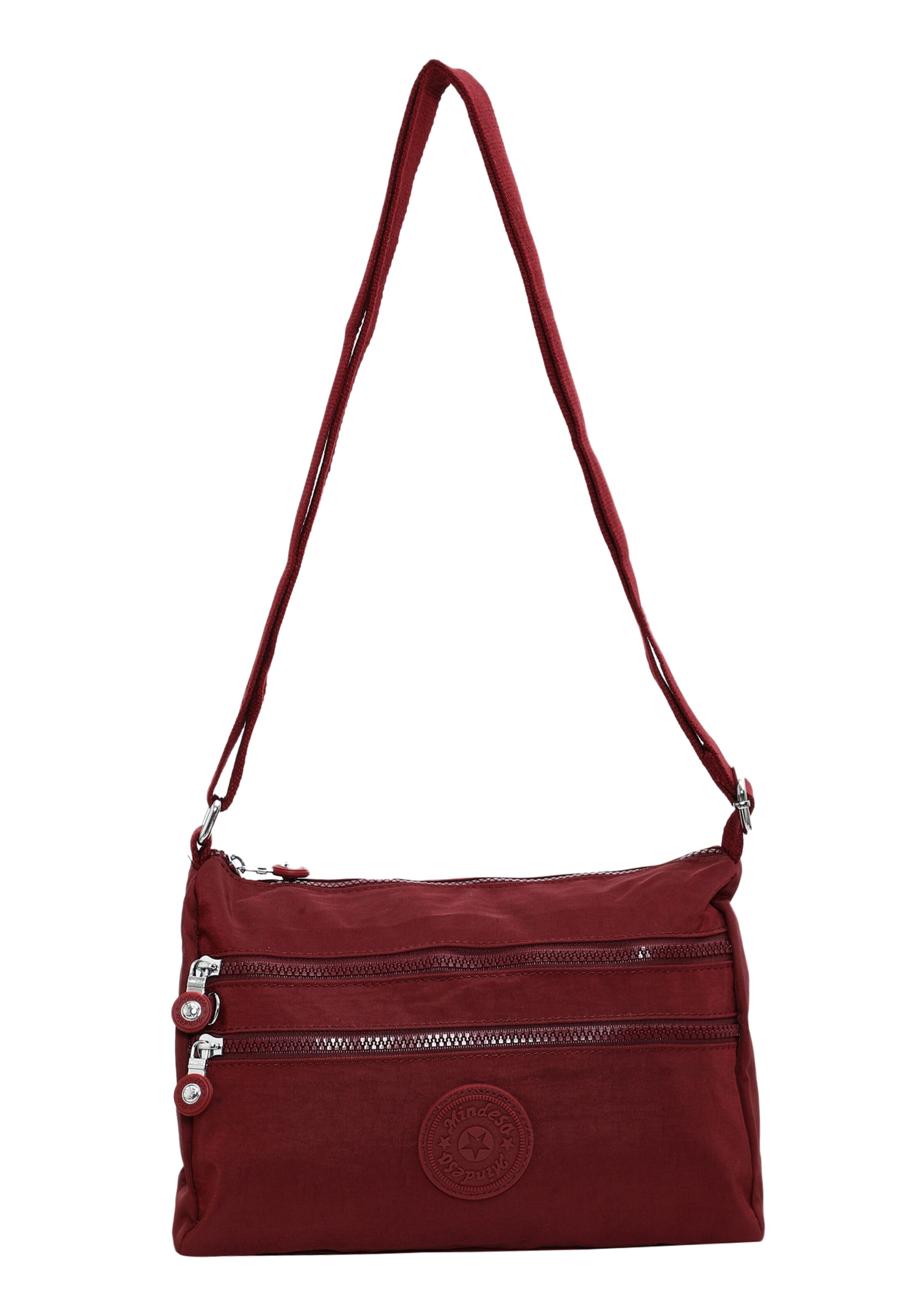 Mindesa - Mala de ombro em vermelho: frente