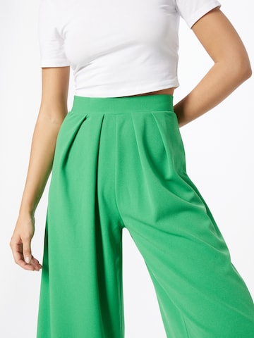 Coast Wide leg Pleat-front trousers in Green