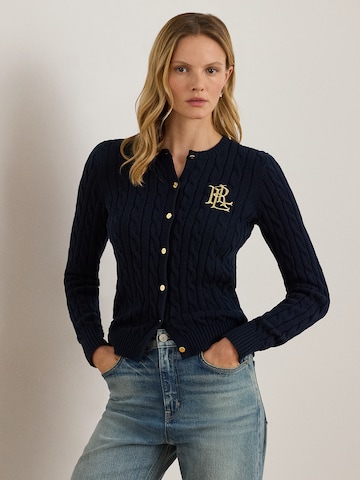 Lauren Ralph Lauren Strickjacke in Blau: Vorderseite