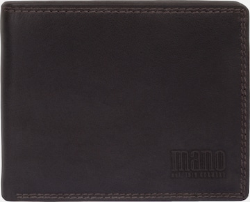 Porte-monnaies 'SUTURA' mano en marron : devant