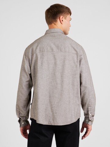 BOSS Comfort fit Button Up Shirt 'OWEN' in Grey