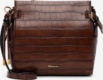 Sac bandoulière ' TAS Marion ' Tamaris en marron : devant