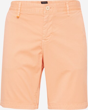 BOSS Chino Pants in Orange: front