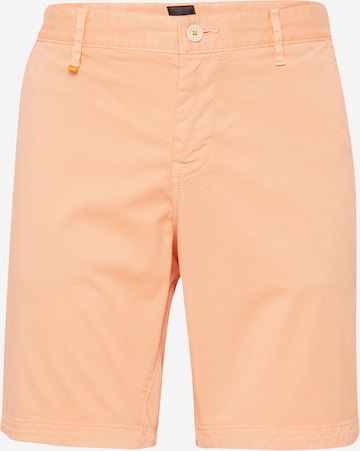 Pantalon chino BOSS Orange en orange : devant