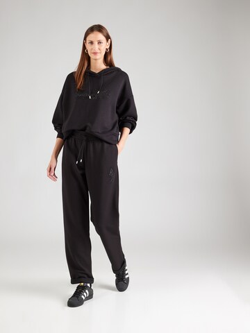 ARMANI EXCHANGE Ohlapna forma Hlače | črna barva