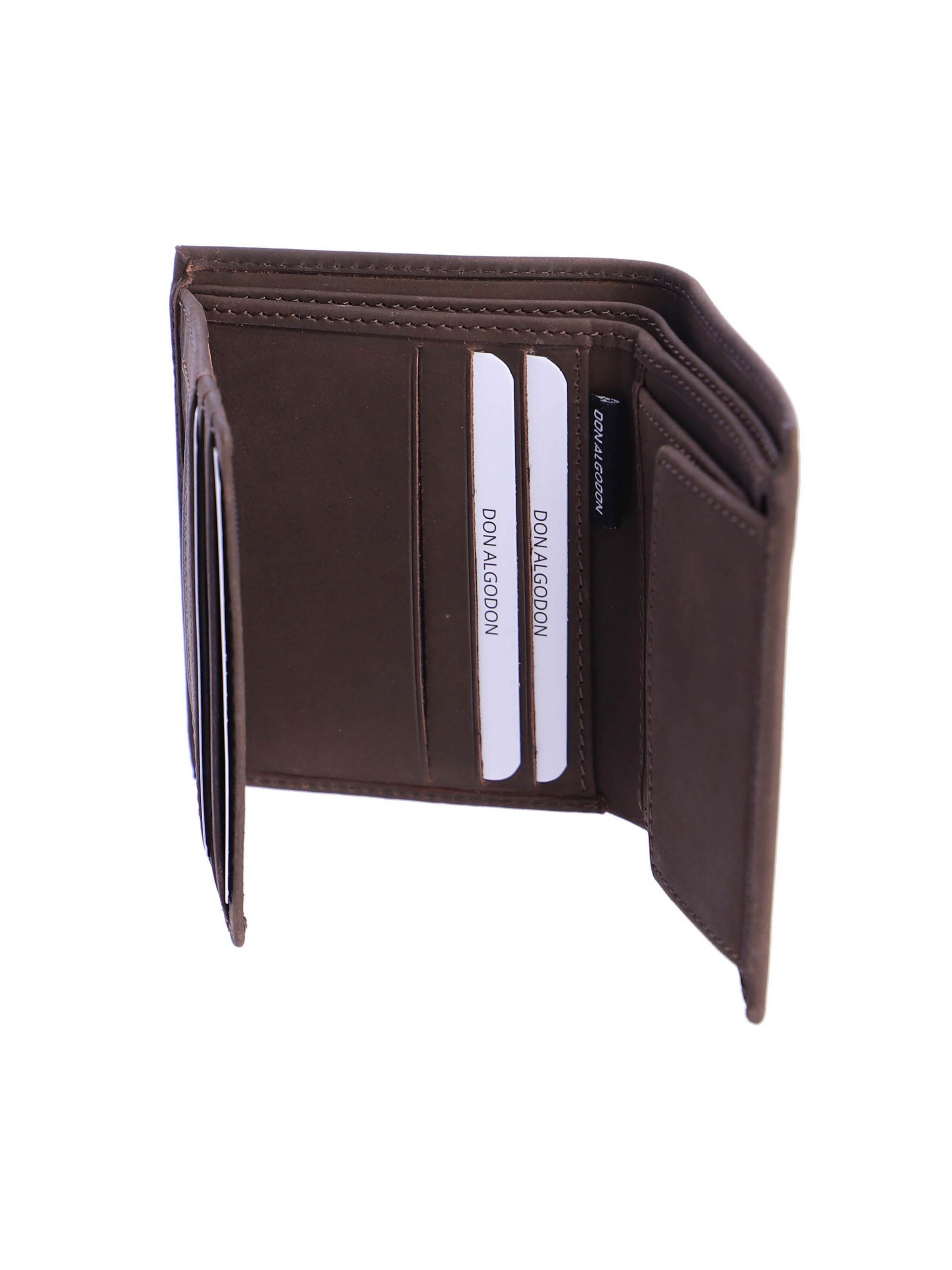 Don Algodon - Cartera 'Cartera para hombre Nicolás de piel con protección RFID' en marrón