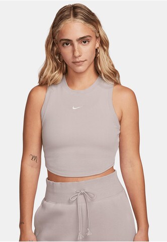 NIKE Sporttop in Beige: Vorderseite
