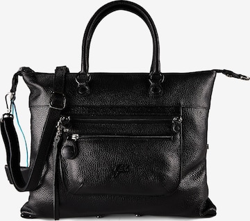 Gabs Schultertasche 'Lavinia' in Schwarz: Vorderseite