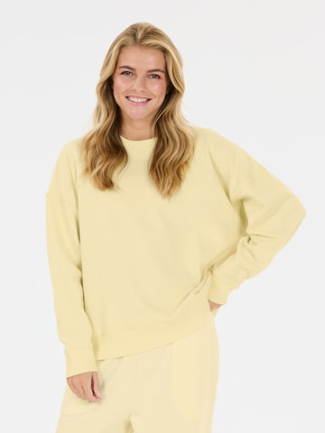 Sweat de sport 'Crecy' Athlecia en jaune : devant