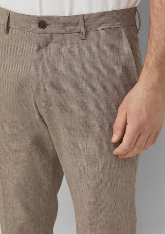 Coupe slim Pantalon ' S.OPURE ' s.Oliver en marron