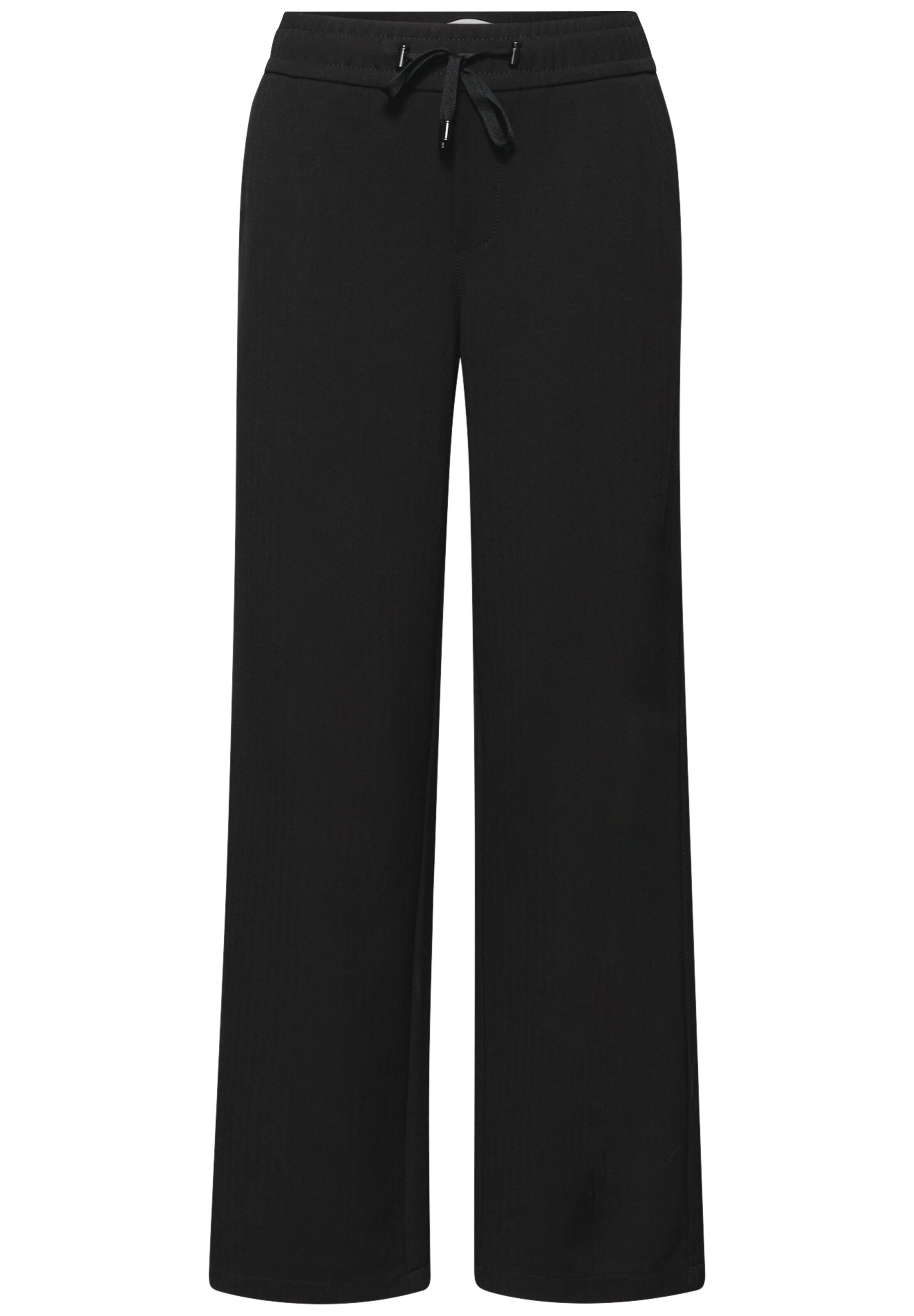 Street One Studio Pants in Black: front