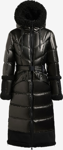 khujo - Sobretudo de inverno 'Carina' em preto: frente