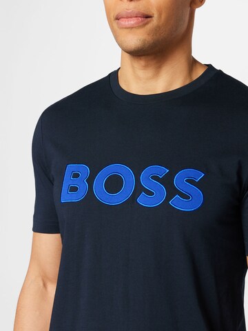 BOSS T-Shirt 'Tiburt' in Blau