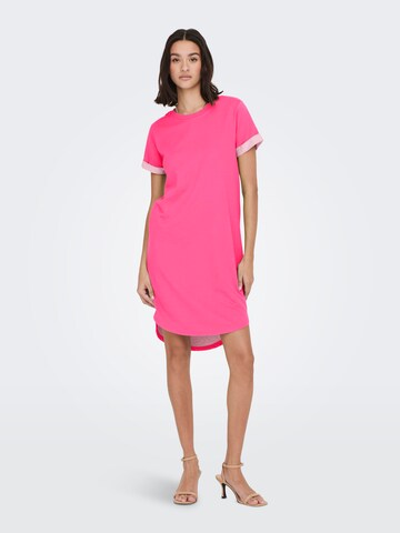 JDY Kleid 'IVY' in Pink: predná strana