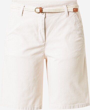 Pantalon chino TOM TAILOR en beige : devant