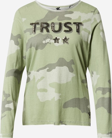 Key Largo Shirt 'GLORY' in Groen: voorkant