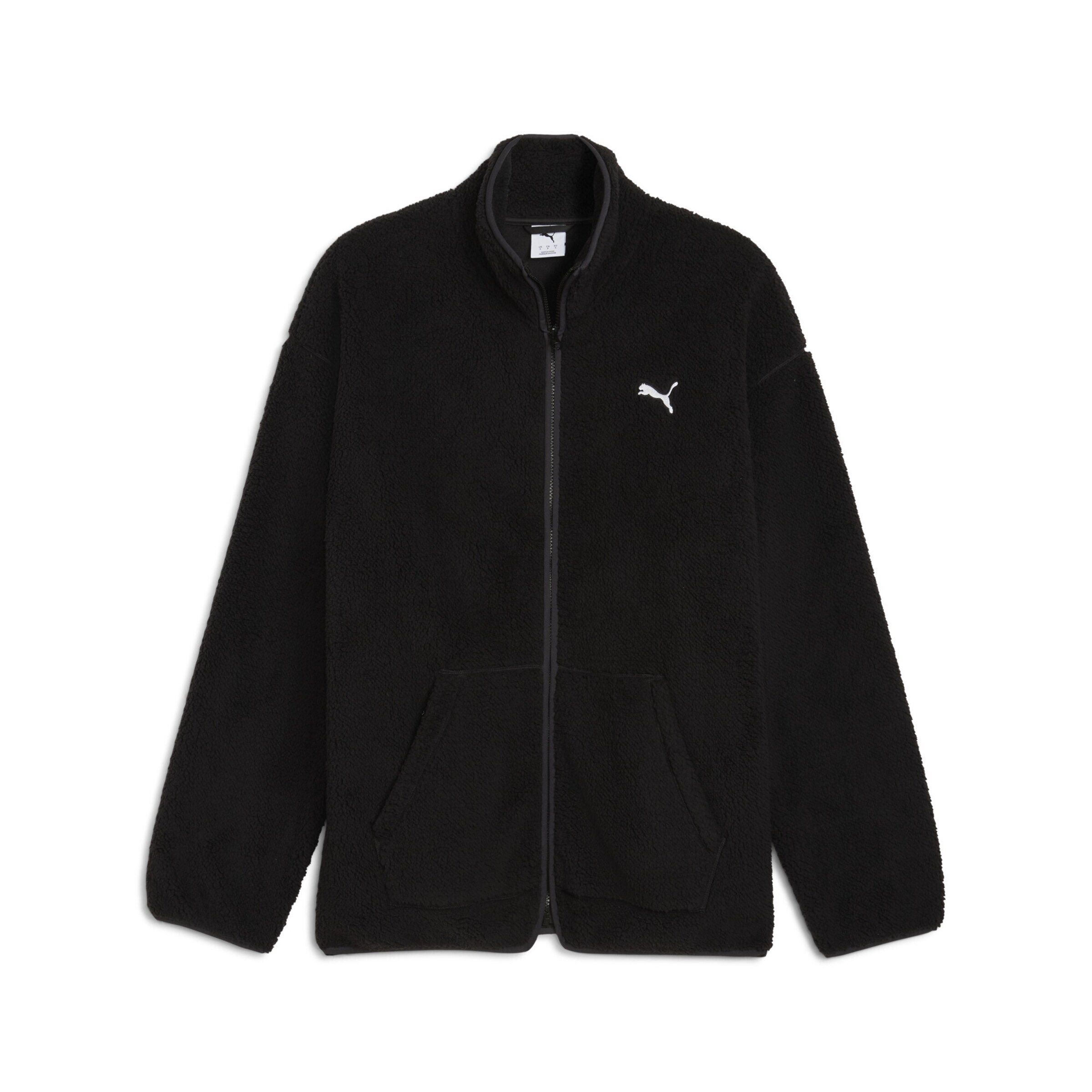 PUMA Sweatjacke in Schwarz: Vorderseite