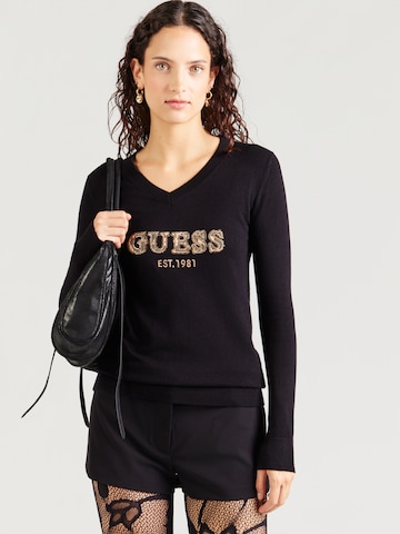Pull-over 'HANNAH' GUESS en noir : devant