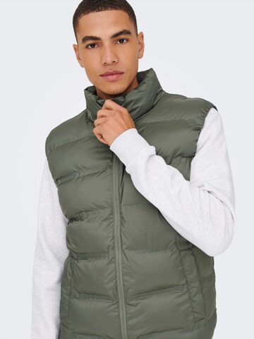 Only & Sons Vest 'ONSUNION' i grå