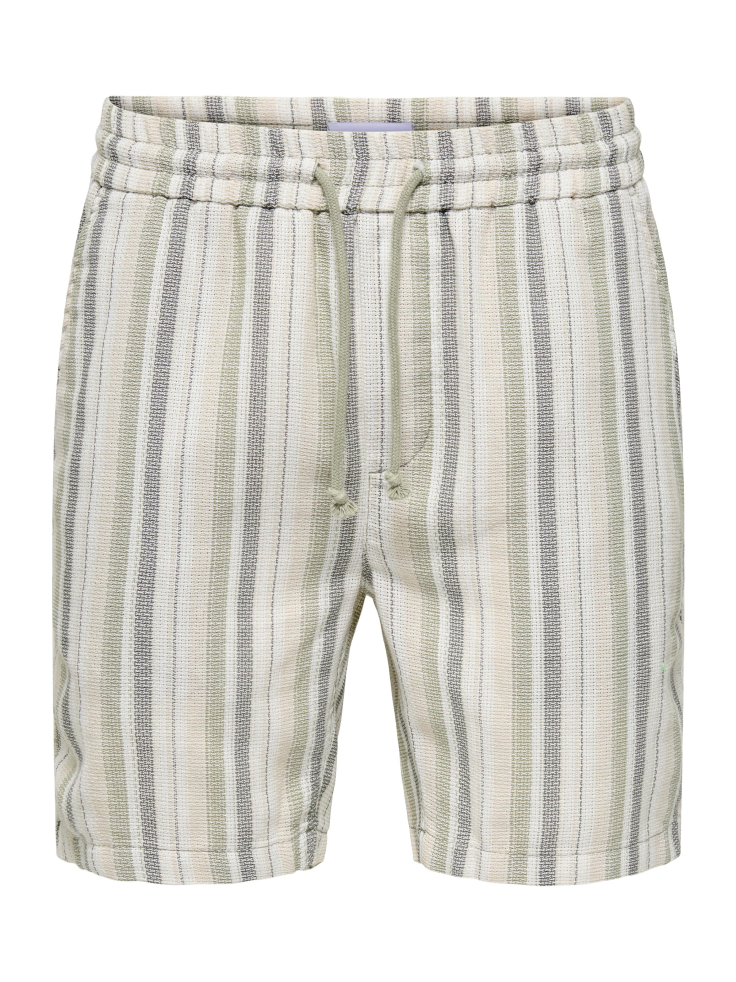 Only & Sons Regular Trousers 'ONSTrev' in Green: front