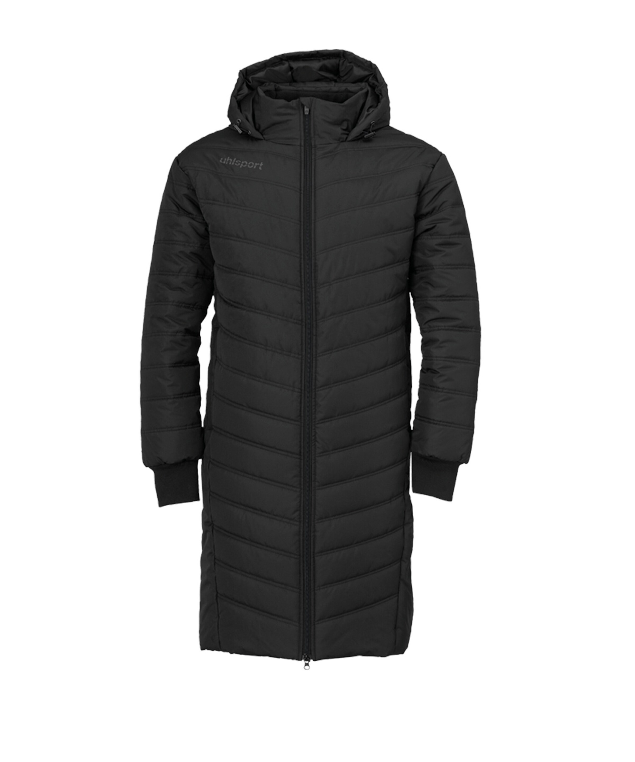 UHLSPORT Jacke in Schwarz: Vorderseite