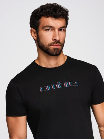 Ombre Shirt in Black