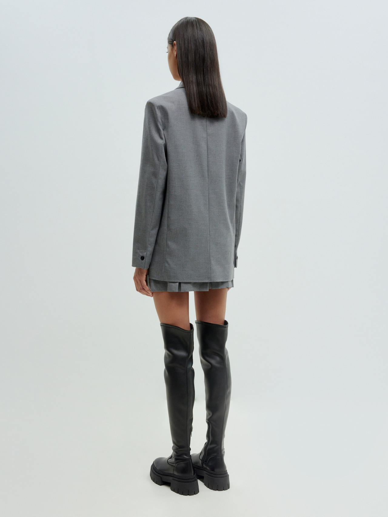 EDITED Blazer 'Kainoa' grå-meleret
