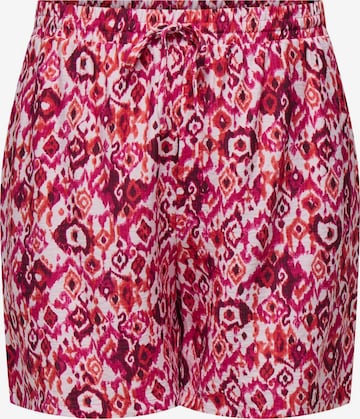 ONLY Carmakoma Regular Broek 'CARHavana' in Roze: voorkant