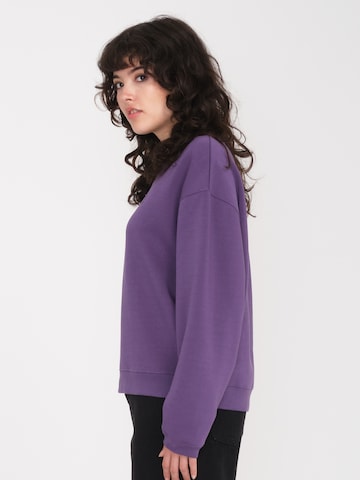 Volcom Sweater ' STONE HEART UP CREW ' in Purple