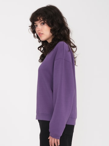 Pull-over ' STONE HEART UP CREW ' Volcom en violet