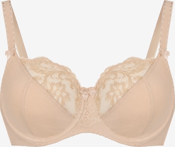 Minimizer Reggiseno 'Anastasia' di TEYLI in beige: frontale