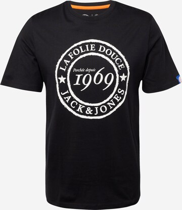 T-Shirt 'DOUCE' JACK & JONES en noir : devant