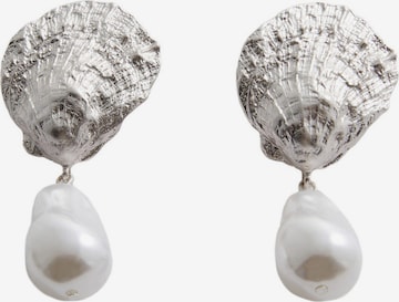 MANGO Earrings 'FERGIE' in Silver: front