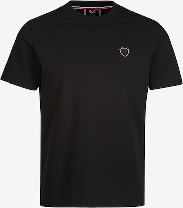 19V69 ITALIA Shirt 'Rafael Flag' in Black: front