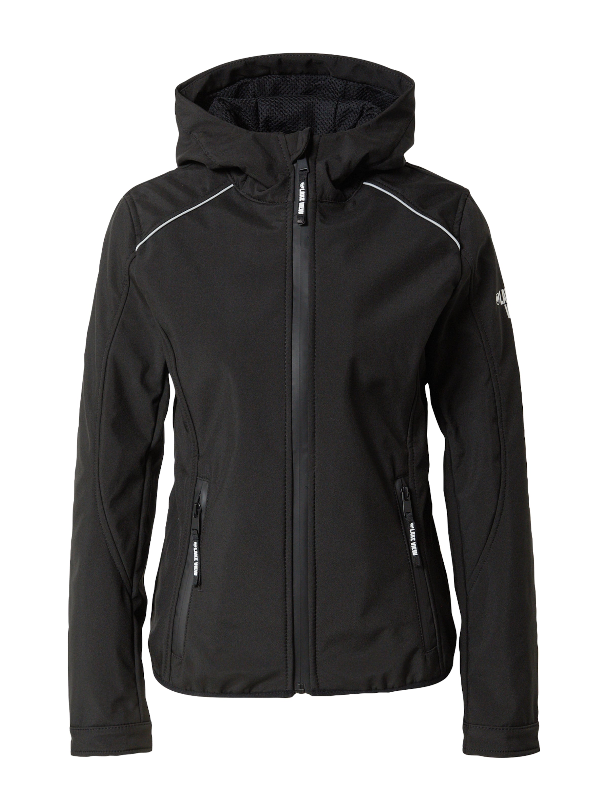 Giacca di mezza stagione 'Lotte' di Lake View in nero: frontale