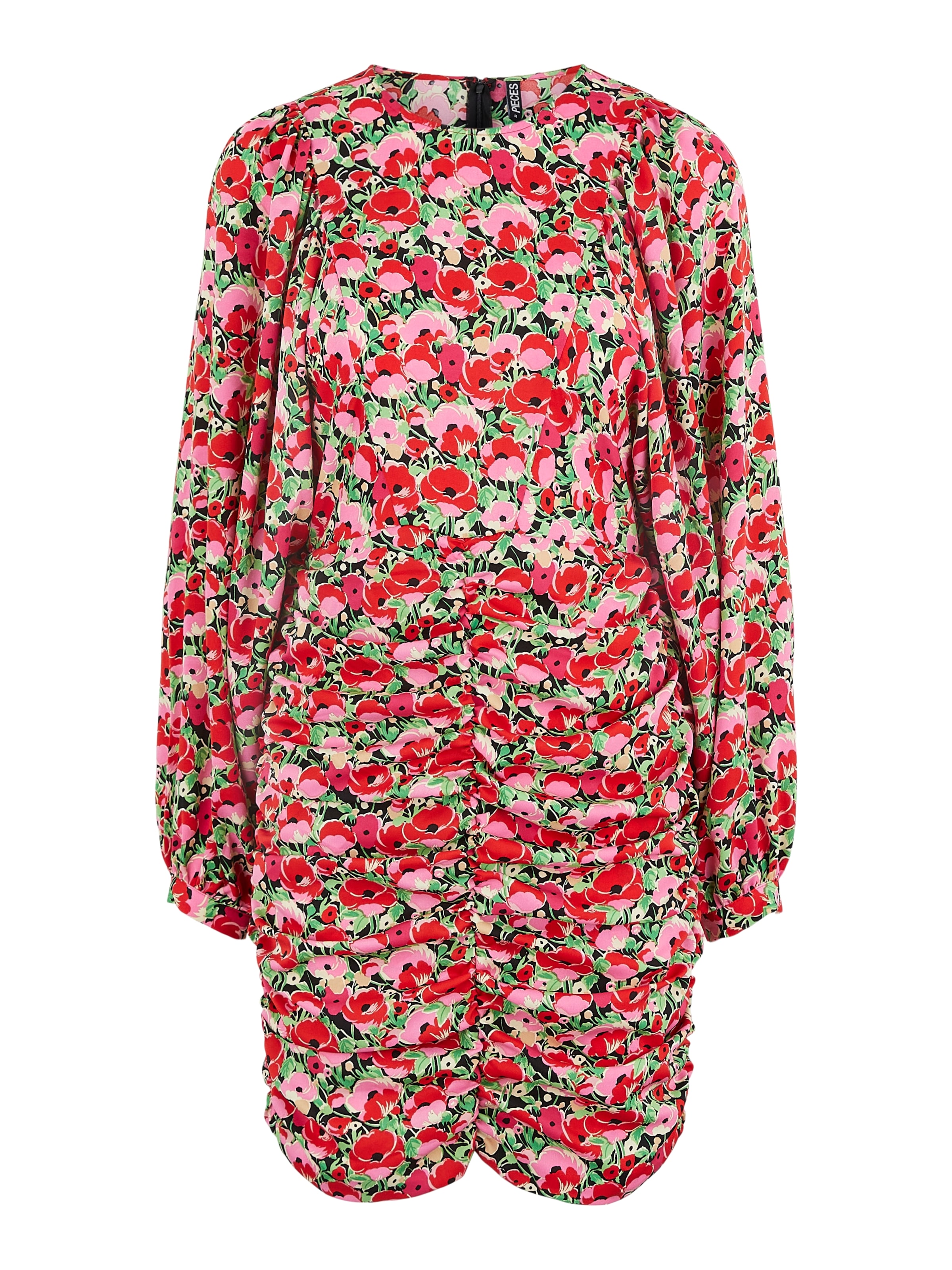 Pieces Tall Šaty 'Ola' - Červená: predná strana