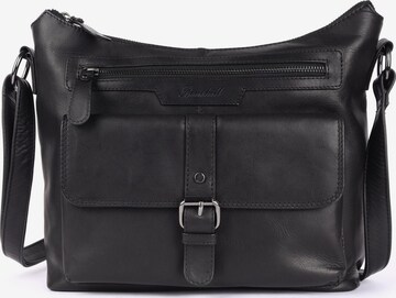 Benthill Schultertasche in Schwarz: Vorderseite