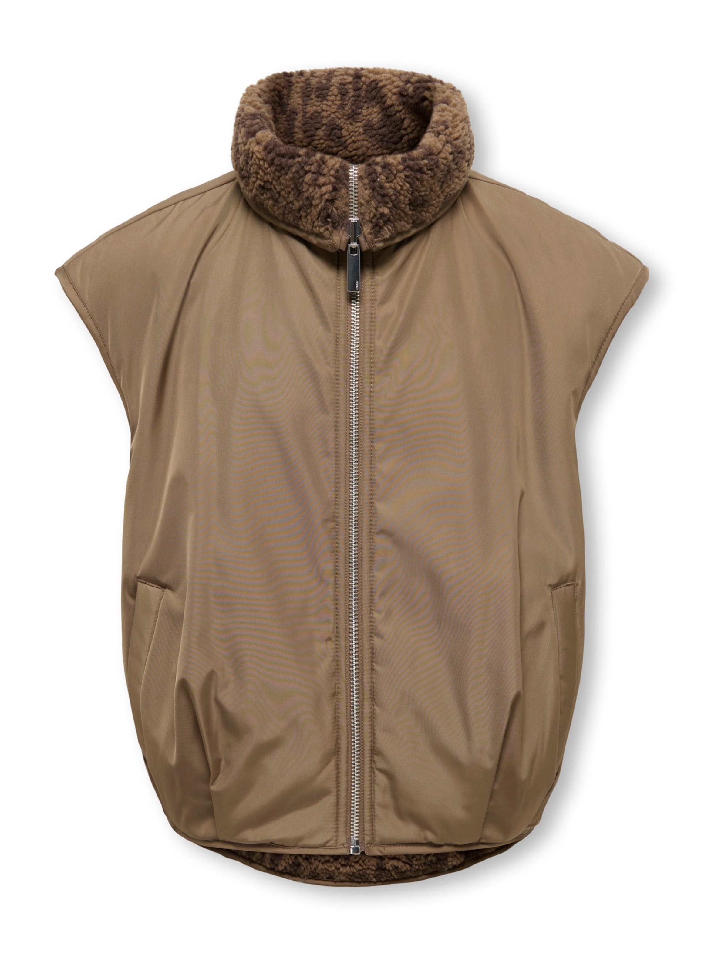 ONLY GIRLS Vest 'KOGSIF' in Brown: front