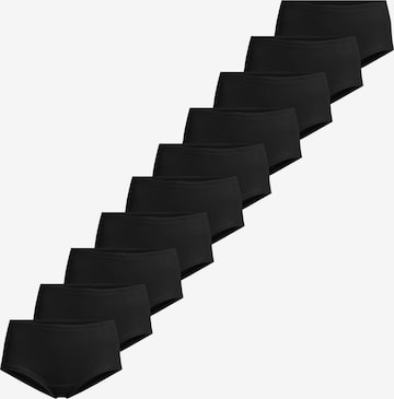 CON-TA Panty 'Feinripp' in Black: front