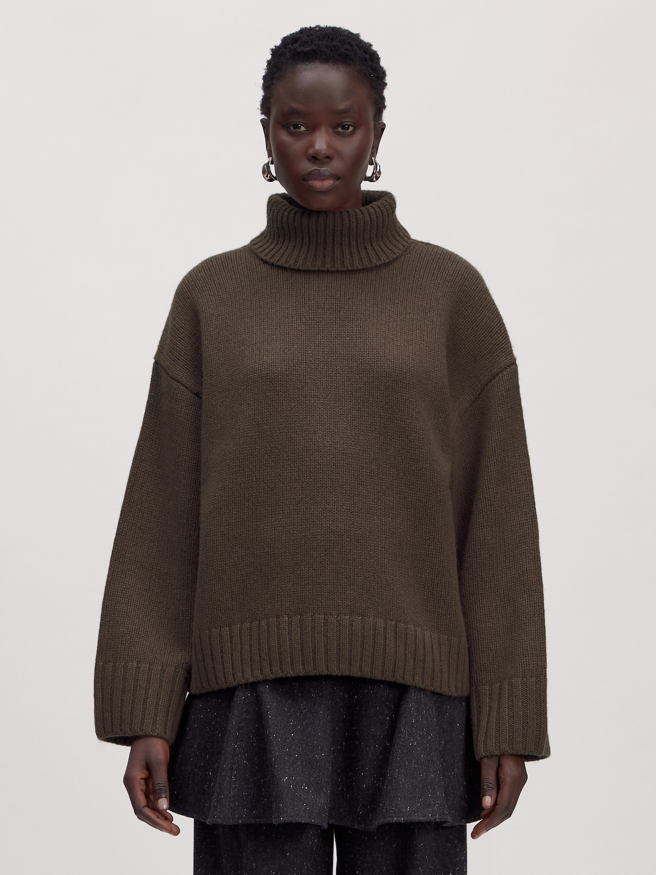 EDITED Pullover 'Eireen' marrone