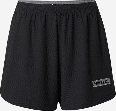 NIKE Sportbroek in de kleur Grijs / Zwart, Productweergave