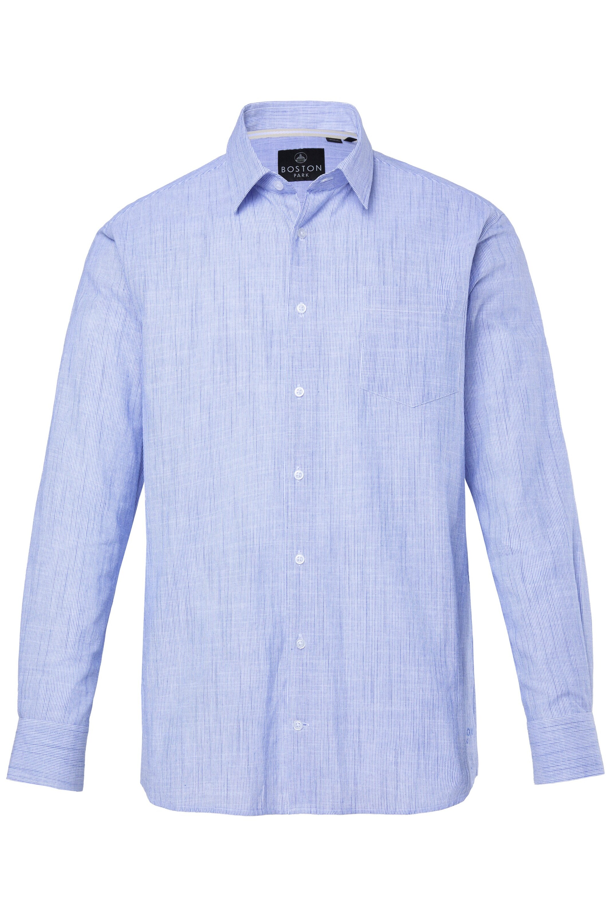 Boston Park Comfort Fit Hemd in Blau: Vorderseite