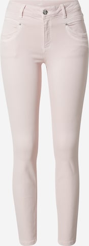 OUI Jeggings in Pink: front