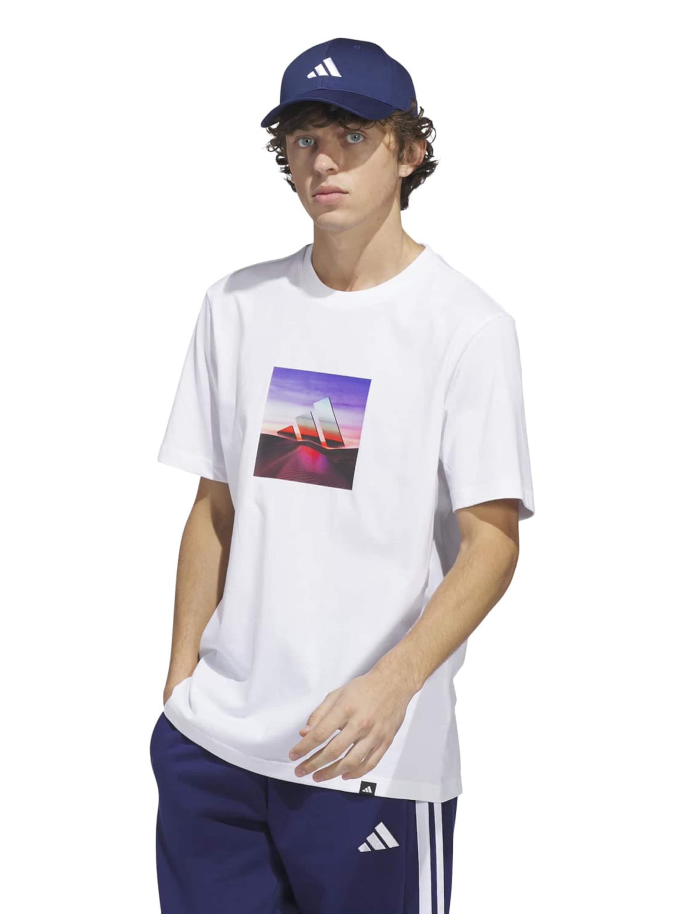 ADIDAS SPORTSWEAR Funkční tričko 'Summer Heat' – bílá: přední strana