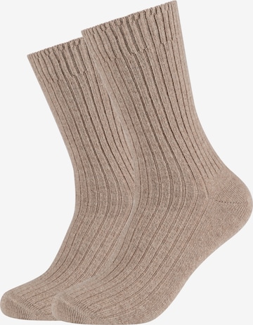 Chaussettes s.Oliver en beige : devant