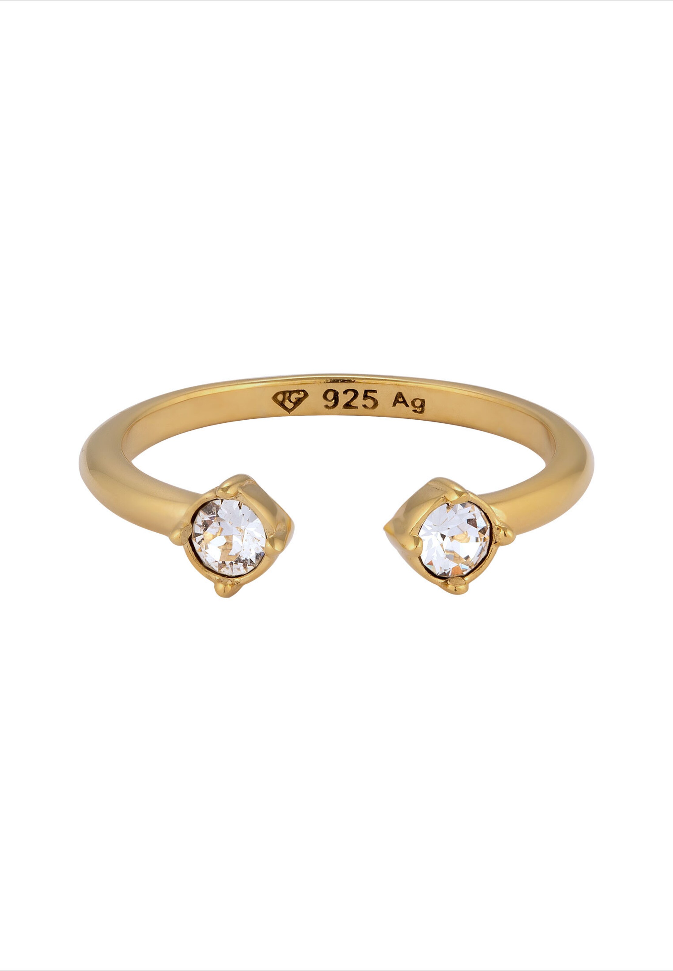 ELLI - Anillo 'Kristalle' en oro