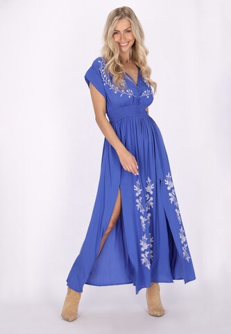 Robe d’été IZIA en bleu : devant