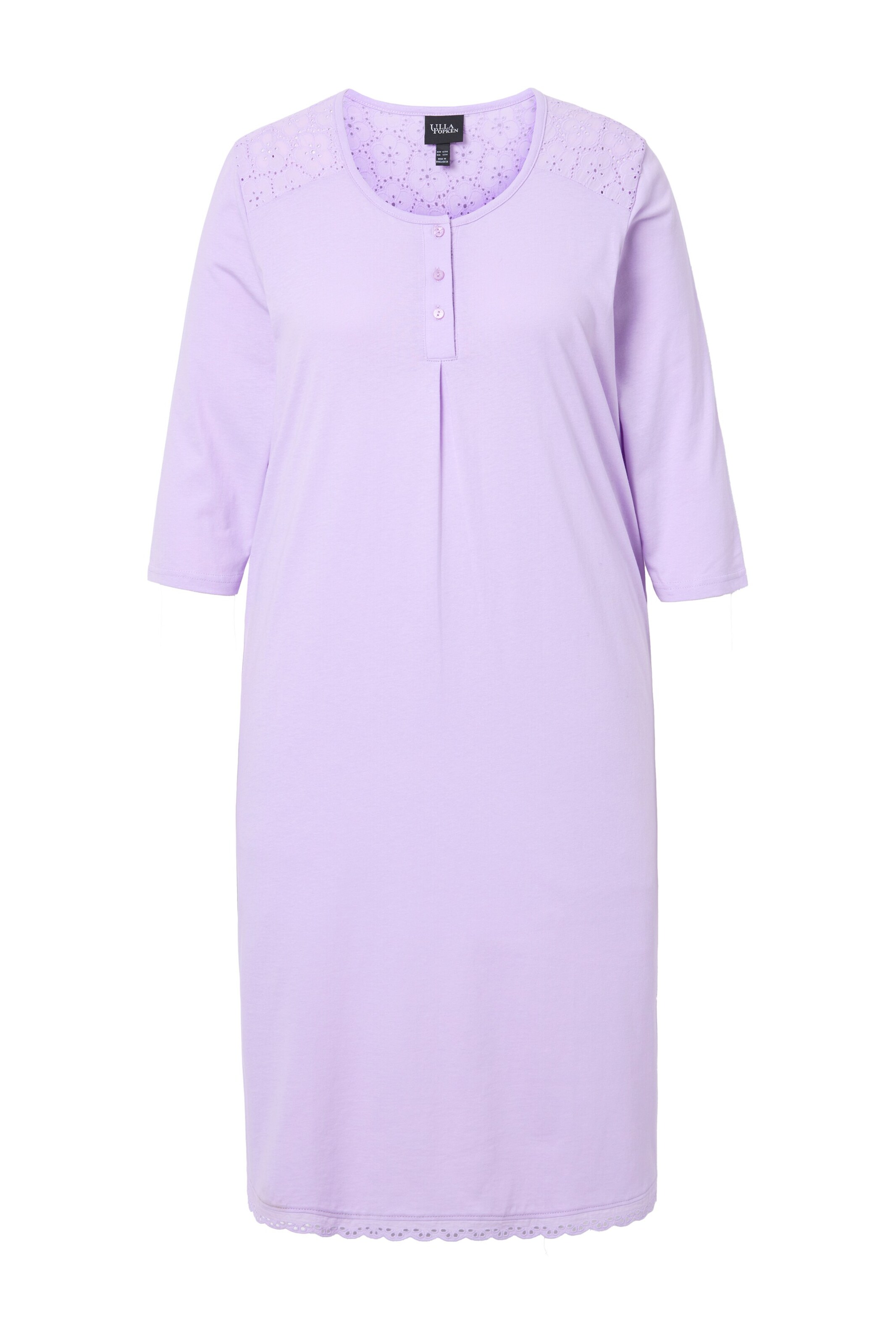 Ulla Popken Nightgown in Purple: front