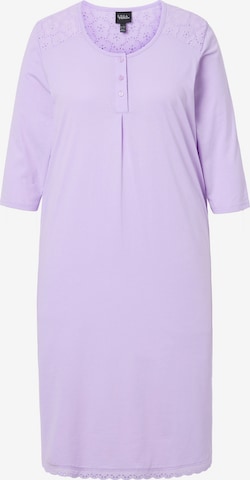 Ulla Popken Nightgown in Purple: front